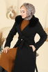 Coat 6664YG95-MS Black - Thumbnail