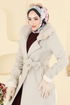Coat 6664YG95-MS Stone - Thumbnail