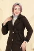 Coat 6666YG95-MS Bitter Brown - Thumbnail