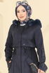 Coat 6670YG95-MS Navy Blue - Thumbnail