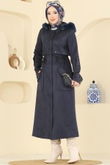Y.G.S. - Coat 6670YG95-MS Navy Blue