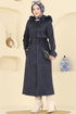 Coat 6670YG95-MS Navy Blue - Thumbnail