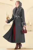 A.B. - Coat 8161AB368-MS Anthracite
