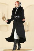 A.B. - Coat 8161AB368-MS Black