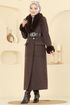 Coat 8161AB368-MS Brown - Thumbnail