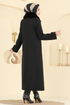 معطف أسود 8184AB368-MS - Thumbnail