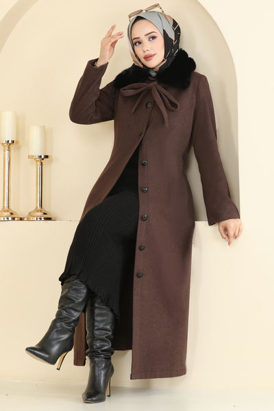 A.B. - Coat 8184AB368-MS Brown - 420804