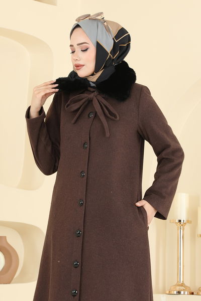 A.B. - Coat 8184AB368-MS Brown - 420806