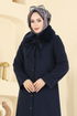 Coat 8184AB368-MS Navy Blue - Thumbnail
