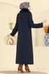 Coat 8184AB368-MS Navy Blue - Thumbnail