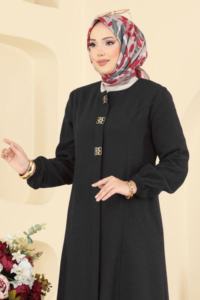 A.B. - Coat 8195AB368-MS Black - 414489