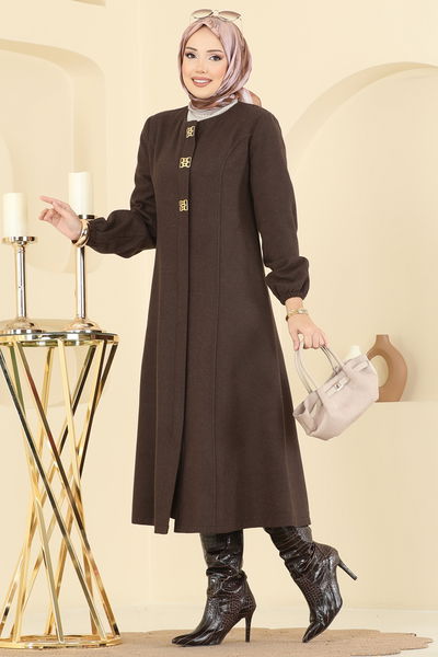 A.B. - Coat 8195AB368-MS Brown - 414471