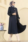 A.B. - Coat 8195AB368-MS Navy Blue