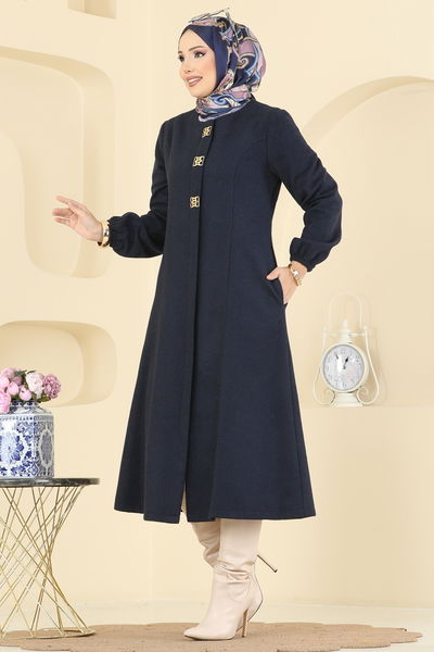 A.B. - Coat 8195AB368-MS Navy Blue - 414480
