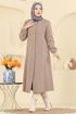 معطف بيج 8195AB368-MS - Thumbnail