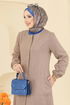 معطف بيج 8195AB368-MS - Thumbnail