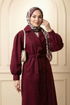 Coat 9003FMZ1190-M Burgundy - Thumbnail