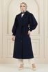 Coat 9003FMZ1190-M Navy Blue - Thumbnail