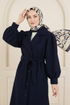 Coat 9003FMZ1190-M Navy Blue - Thumbnail