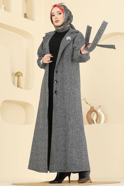 S.V.L. - Coat 9054S324-MS Gray - 417372