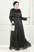 Collar The Bible Evening dress 4023YGS898-M Black - Thumbnail