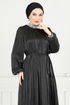 Collar The Bible Evening dress 4023YGS898-M Black - Thumbnail