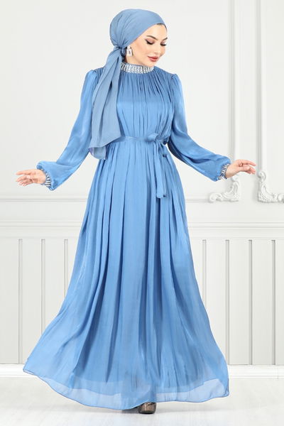 MRV Y.G.S. - Collar The Bible Evening dress 4023YGS898-M Blue - 352999