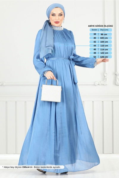 MRV Y.G.S. - Collar The Bible Evening dress 4023YGS898-M Blue - 354937