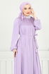 Collar The Bible Evening dress 4023YGS898-M Lilac - Thumbnail
