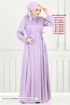 Collier La Bible Robe de soirée 4023YGS898-L Lilas - Thumbnail