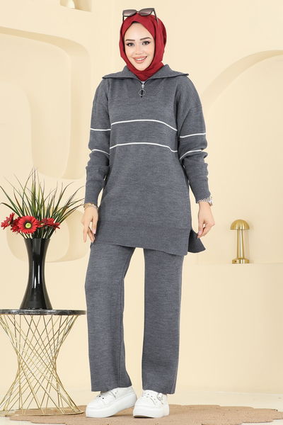 B.R.Z - طقم رمادي غامق 01050BRZ597-MS - 413894