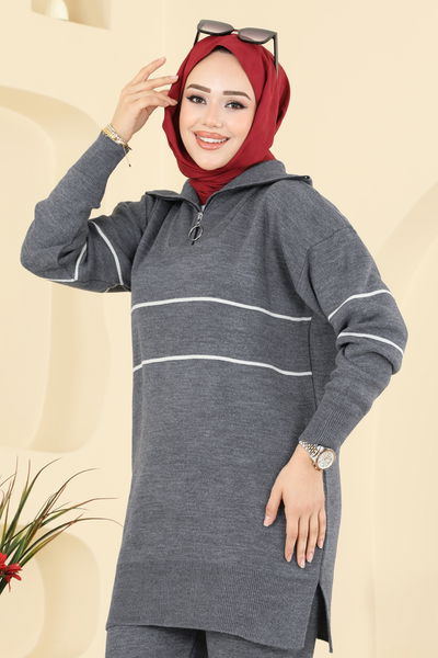 B.R.Z - طقم رمادي غامق 01050BRZ597-MS - 413895