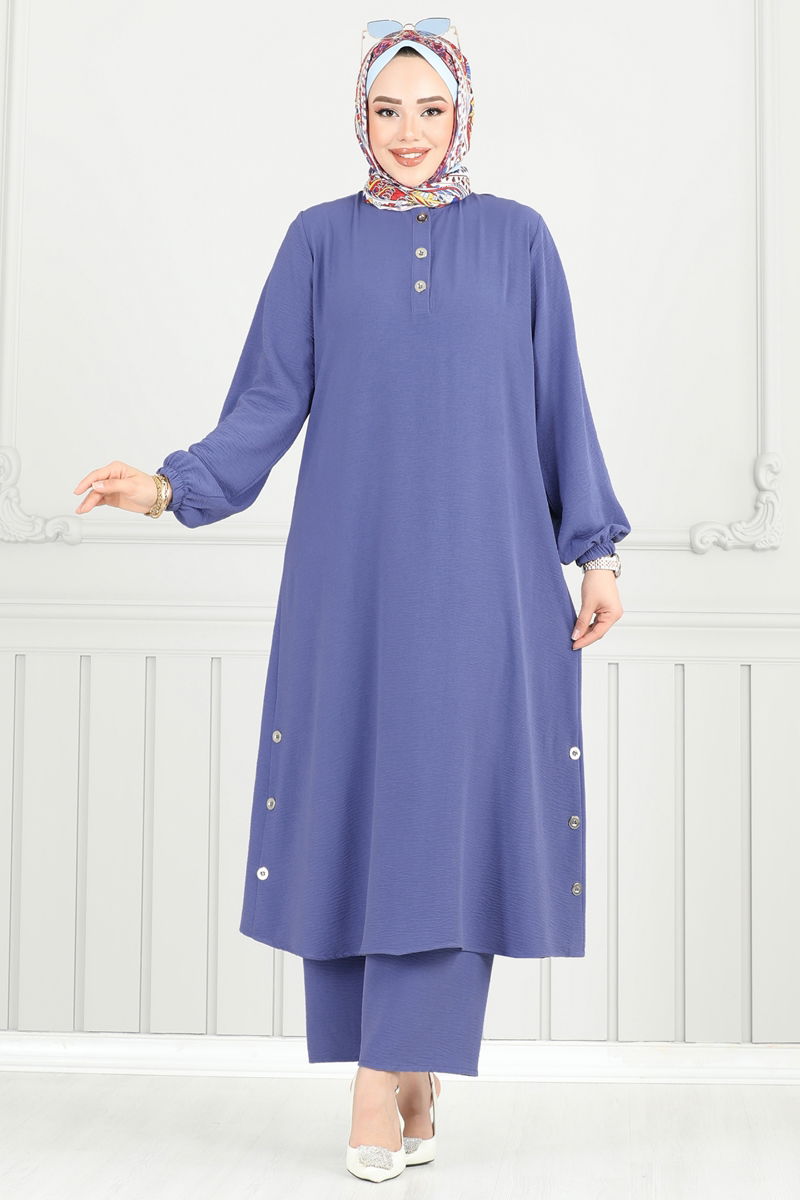 طقم أزرق فاتح 015MR1078-MS