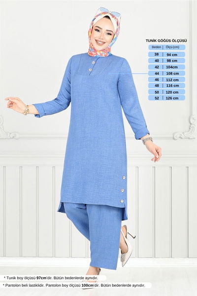 MRV M.R. - طقم أزرق فاتح 018MR1077-M - 357068