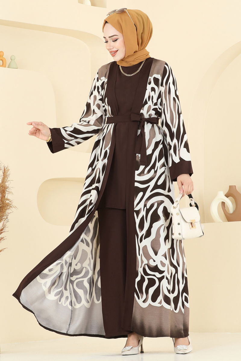 طقم نمط 1 بني 0345BG354-MS