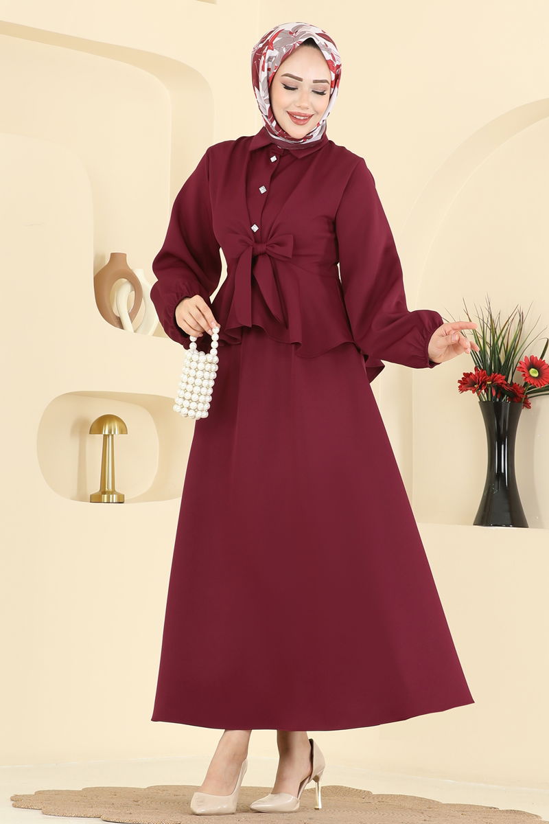 Combined 0845LVA1173-MS Burgundy