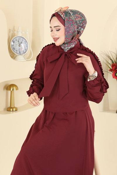 L.V.A. - Combined 0847LVA1173-MS Burgundy - 427004