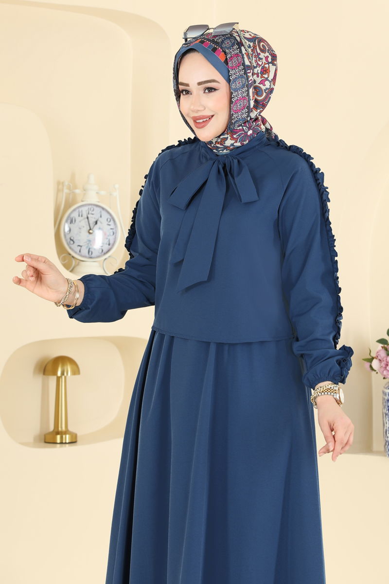 طقم أزرق غامق 0847LVA1173-MS