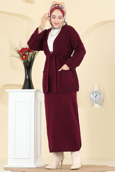 H.B.S. - طقم خمري 1017HBS856-MS - 418834