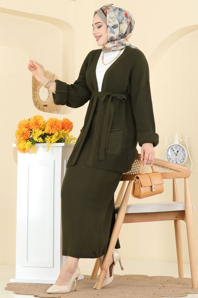 H.B.S. - طقم اخضر عفني 1017HBS856-MS - 418839