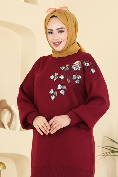 M.T. - Combined 1101MT581-MS Burgundy - 427698