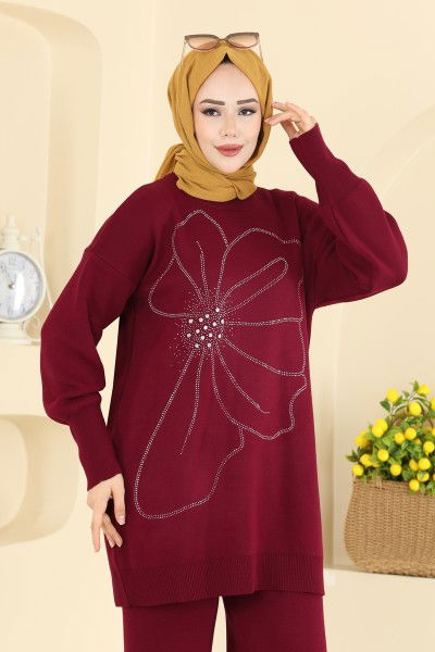 M.T. - طقم خمري 1108MT581-MS