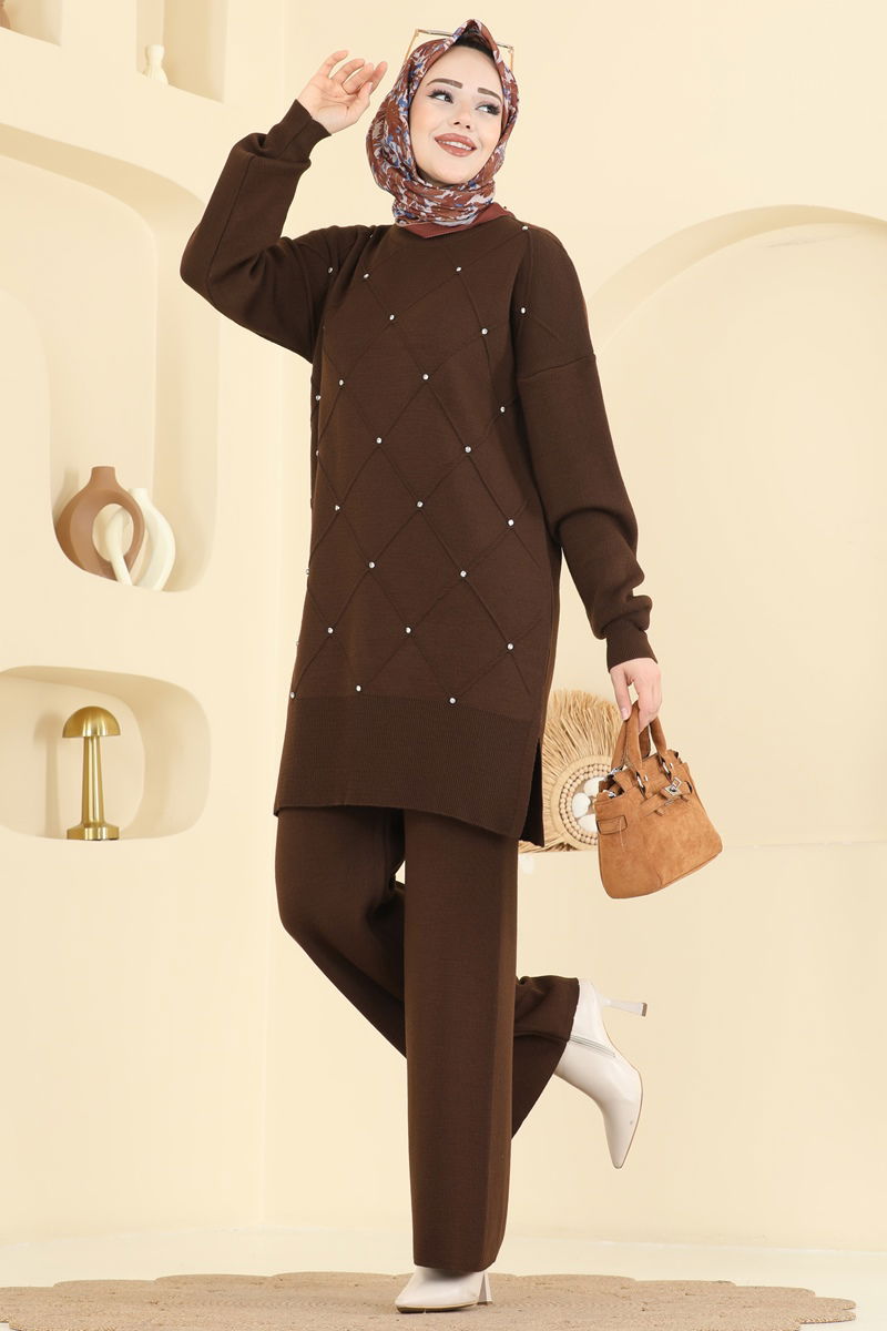 طقم بني 1209MT581-MS