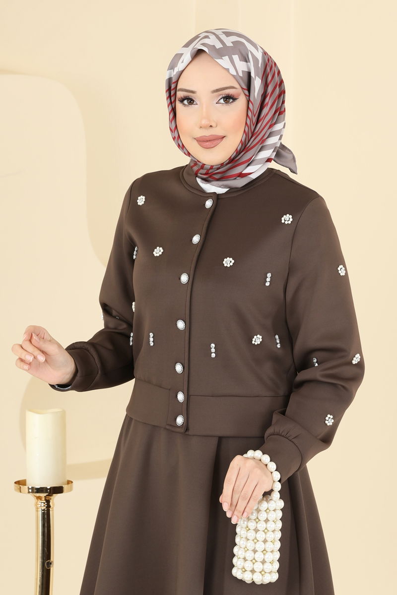 طقم بني 1277ANT466-MS