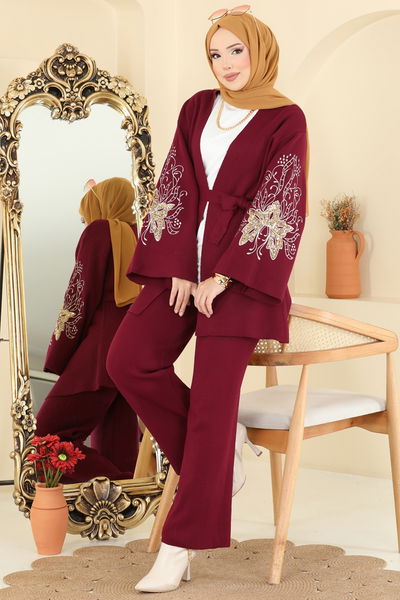 M.T. - Combined 1300MT581-MS Burgundy - 411129