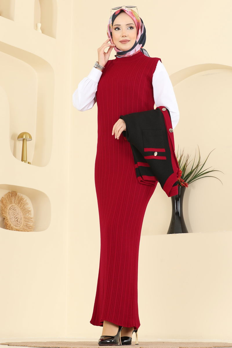 Combined 1355MT581-MS Red & Black