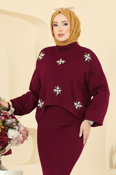 M.T. - طقم خمري 1402MT581-MS - 415536