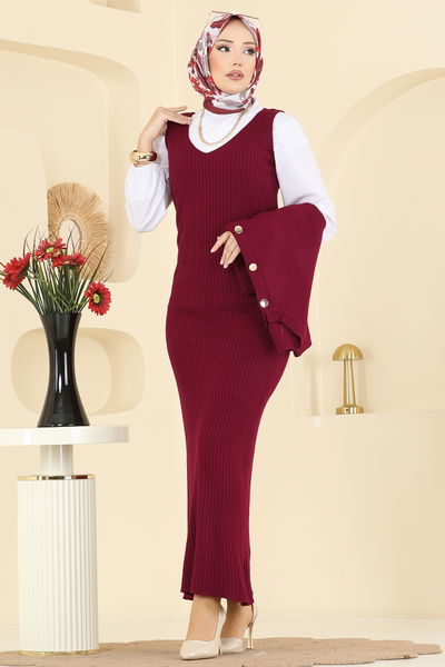 M.T. - Combined 1438MT581-MS Burgundy - 417021