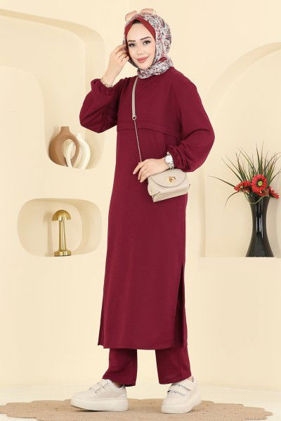 S.B.L. - Combined 1914SBL832-MS Burgundy