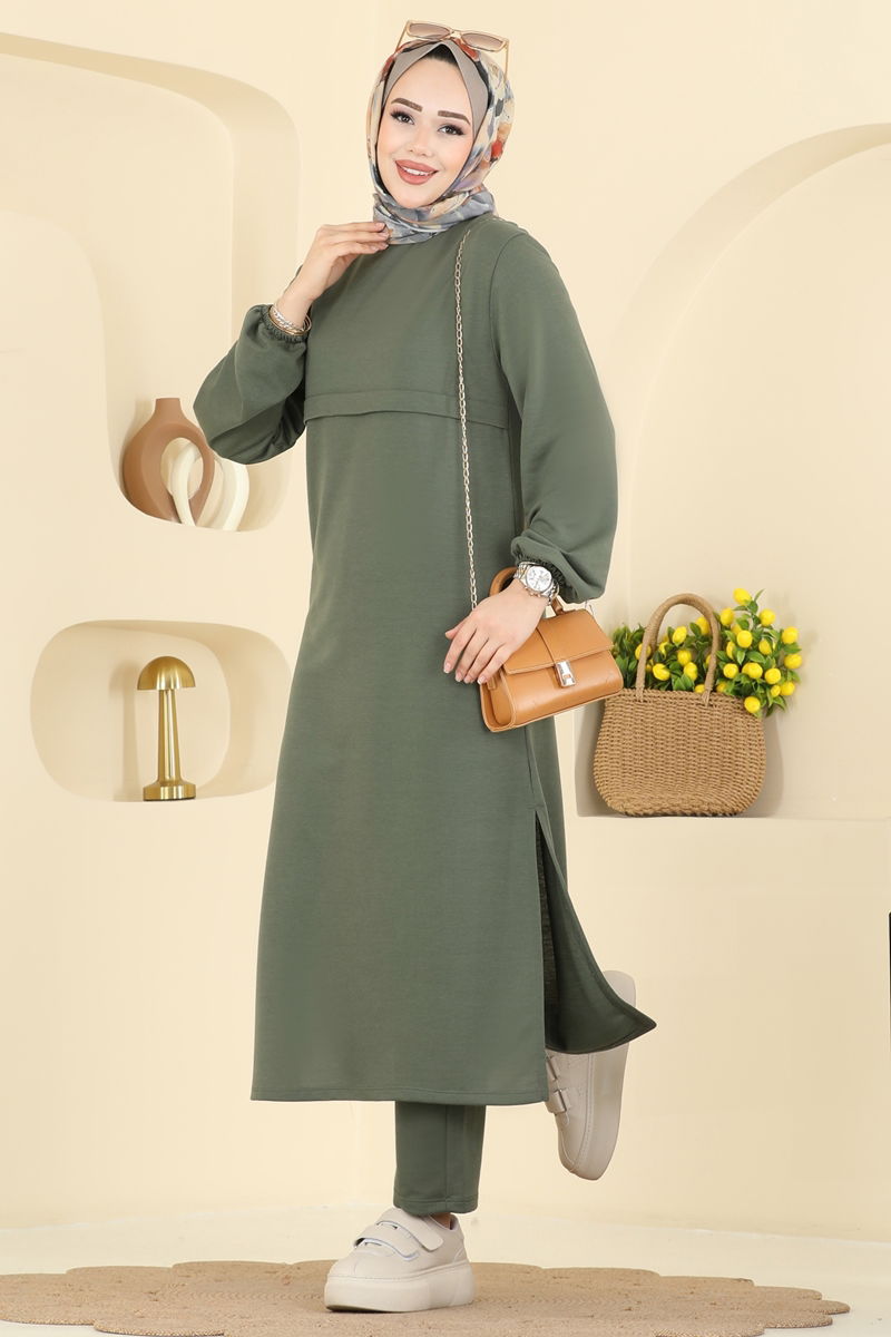 طقم اخضر عفني 1914SBL832-MS